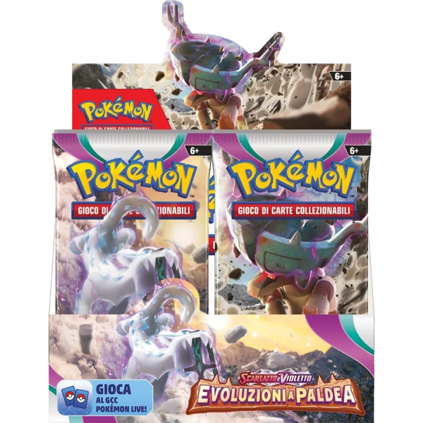 Scarlatto e Violetto Evoluzioni a Paldea, Box 36 buste ita - immagine 3