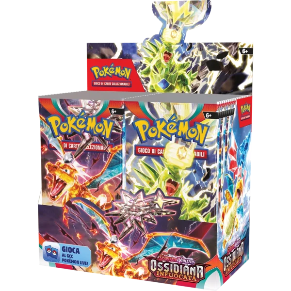 Scarlatto e Violetto ossidiana Infuocata, Box 36 buste ita - immagine 3